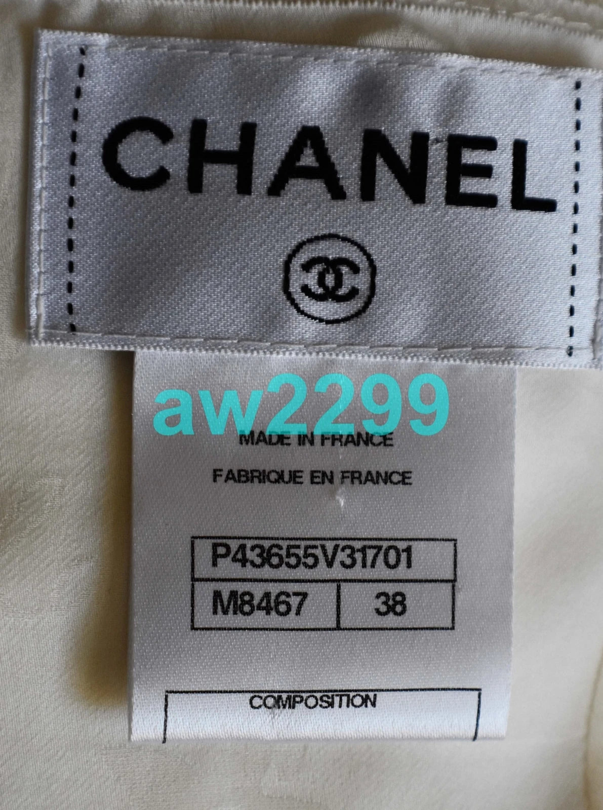 CHANEL Embellished Sleeveless Runway Dress Ivory 38 Cc Logo
