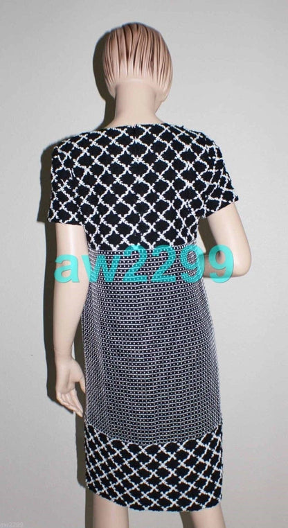CHANEL 09P SEQUINS RUNWAY TWEED DRESS 38 NEW