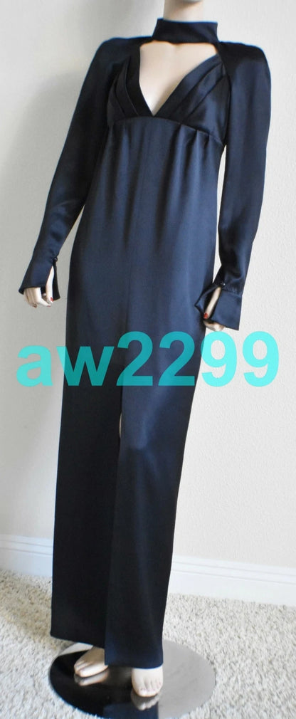 EXQUISITE NWT CHANEL EVENING MAXI RUNWAY DRESS NEW 40 BLACK