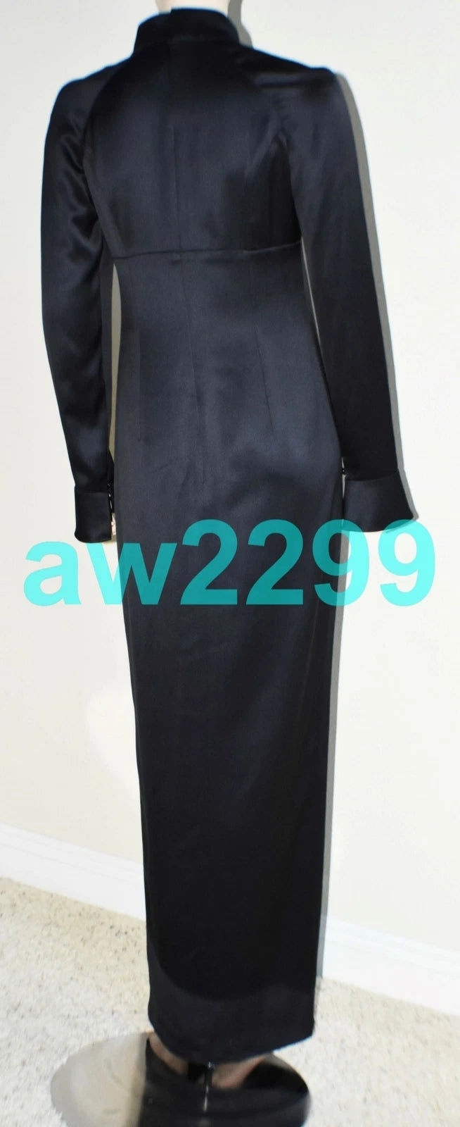 EXQUISITE NWT CHANEL EVENING MAXI RUNWAY DRESS NEW 40 BLACK
