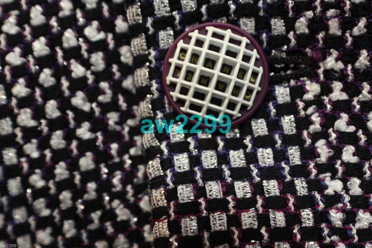 CHANEL 09P 2009 Most Wanted Runway Tweed Dress 40 Mint