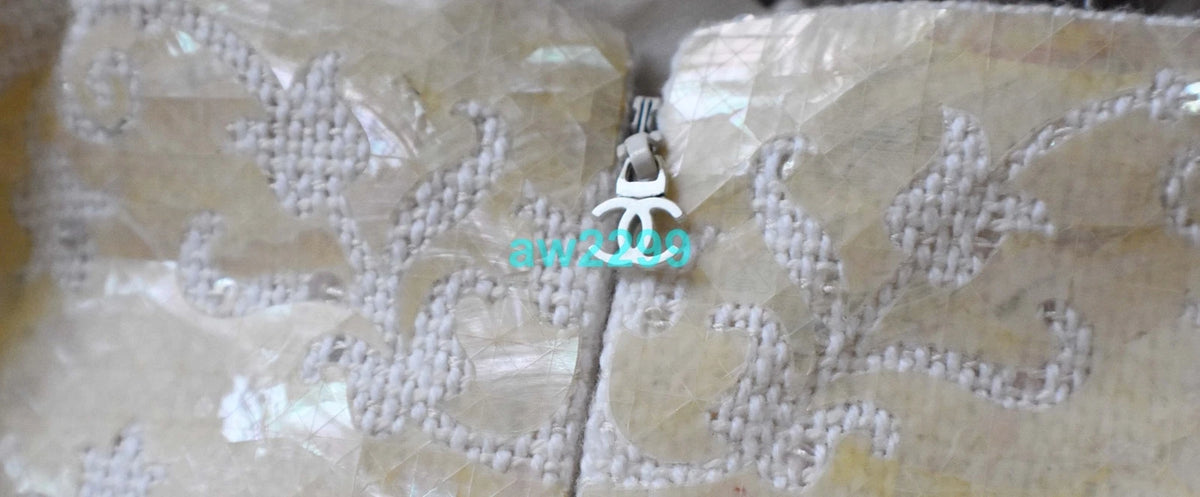 CHANEL Embellished Sleeveless Runway Dress Ivory 38 Cc Logo