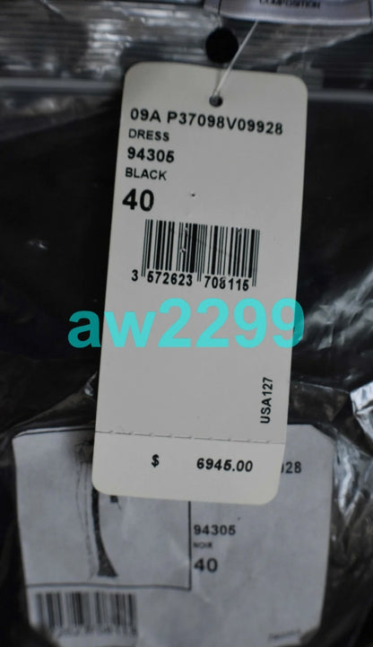 EXQUISITE NWT CHANEL EVENING MAXI RUNWAY DRESS NEW 40 BLACK